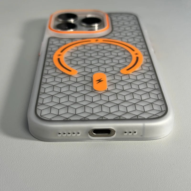 iPhone Case with Minimalist Geometric Design with MagSafe