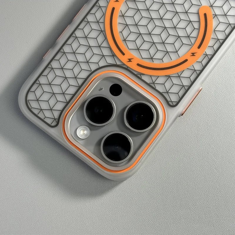 iPhone Case with Minimalist Geometric Design with MagSafe