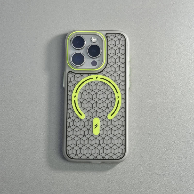 iPhone Case with Minimalist Geometric Design with MagSafe