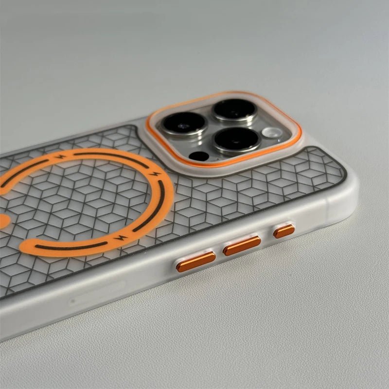iPhone Case with Minimalist Geometric Design with MagSafe