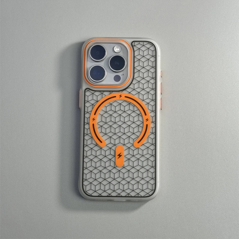 iPhone Case with Minimalist Geometric Design with MagSafe
