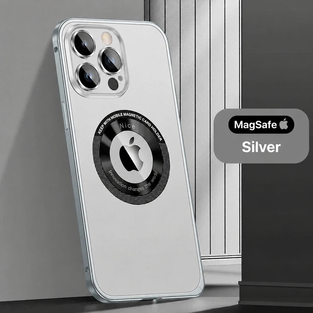 iPhone Nano Aluminum Case with Camera Protection and MagSafe