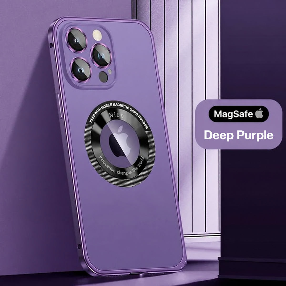 iPhone Nano Aluminum Case with Camera Protection and MagSafe