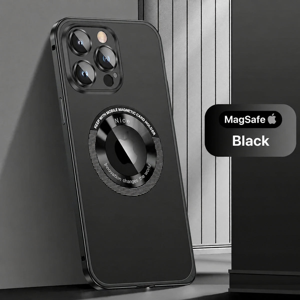 iPhone Nano Aluminum Case with Camera Protection and MagSafe