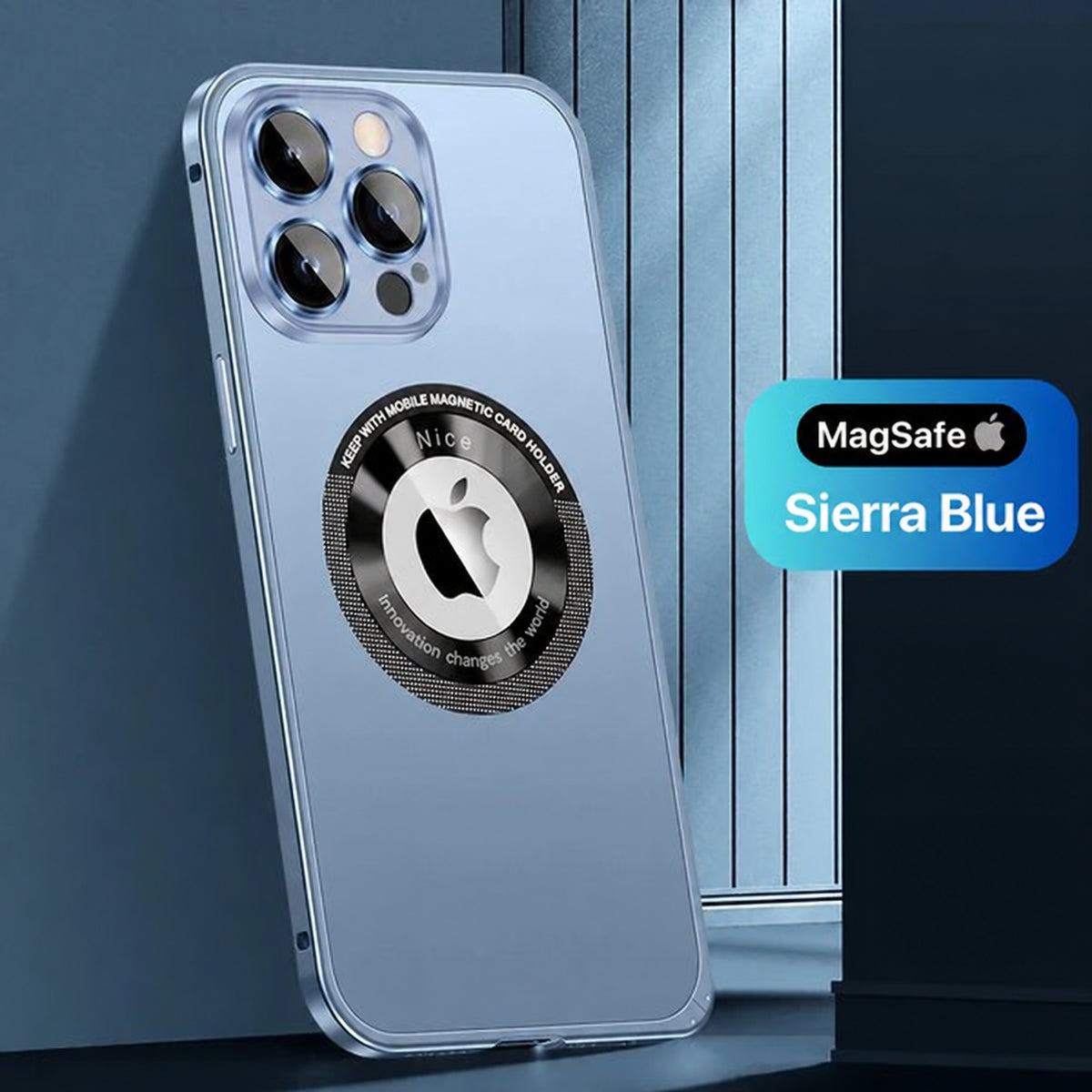 iPhone Nano Aluminum Case with Camera Protection and MagSafe