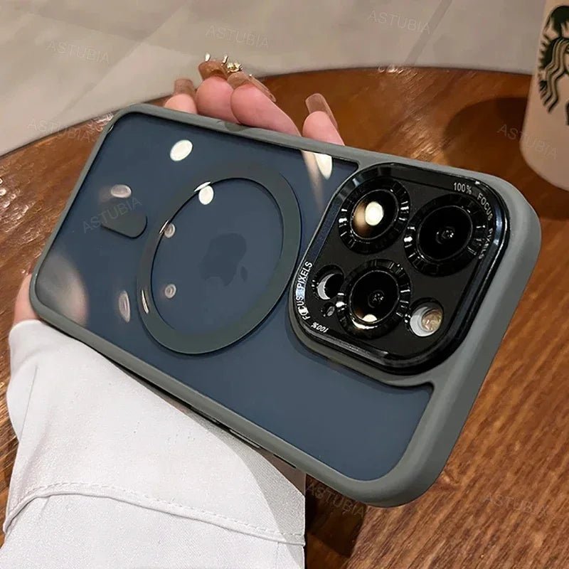 iPhone Case with Lens and Screen Protection with MagSafe charging