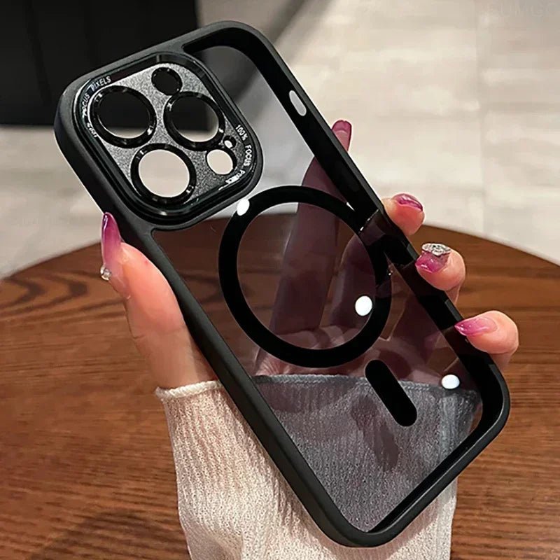 iPhone Case with Lens and Screen Protection with MagSafe charging