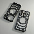 iPhone Slim Carbon case and MagSafe charging