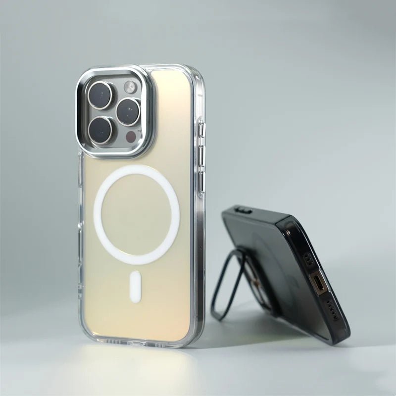 Nano Glow Transparent iPhone Case with MagSafe charging