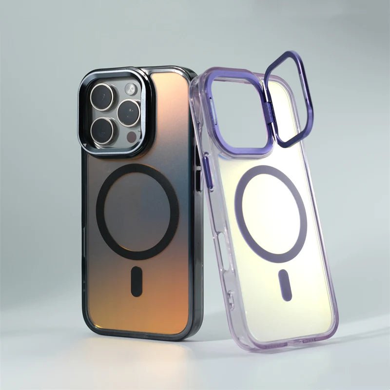 Nano Glow Transparent iPhone Case with MagSafe charging