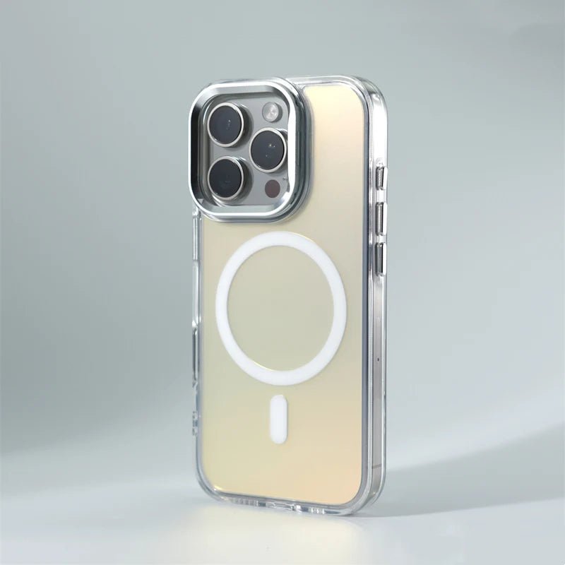 Nano Glow Transparent iPhone Case with MagSafe charging