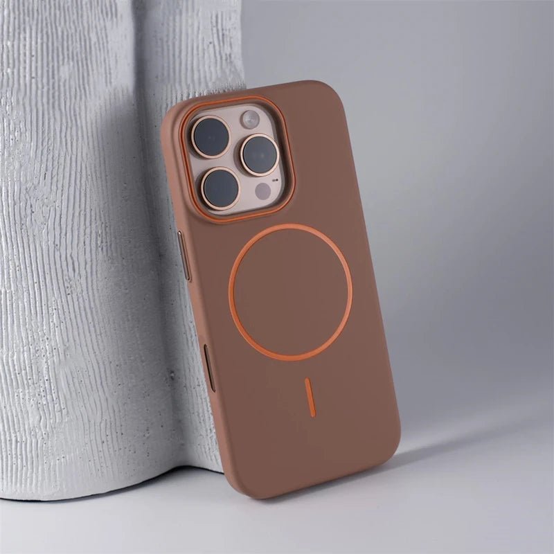Minimalist Matte iPhone Case with Slim Design and MagSafe Charging