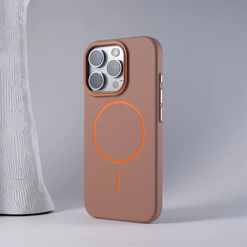 Minimalist Matte iPhone Case with Slim Design and MagSafe Charging