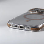 Transparent iPhone Case with Minimalist Design and MagSafe Charging