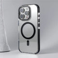 Transparent iPhone Case with Minimalist Design and MagSafe Charging