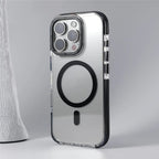 Transparent iPhone Case with Minimalist Design and MagSafe Charging