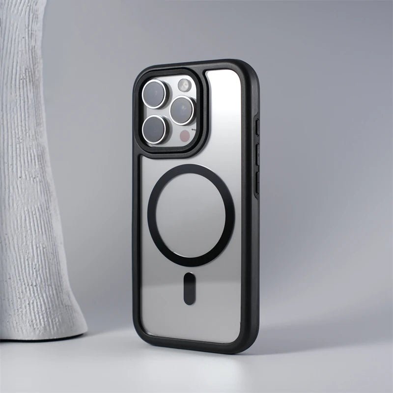 Premium Minimalist Anti-Impact iPhone Case with MagSafe Charging