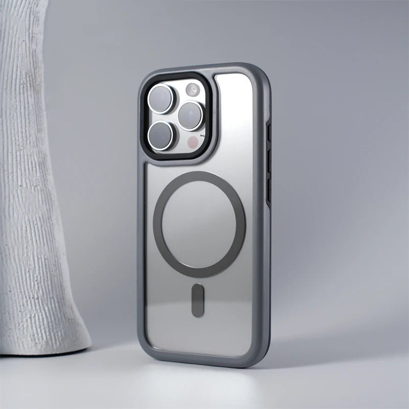 Premium Minimalist Anti-Impact iPhone Case with MagSafe Charging