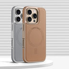 Minimalist Leather iPhone Case with MagSafe Anti-Impact Protection