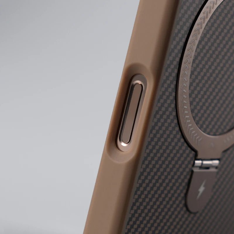 Anti-Impact Carbon Fiber iPhone Case with MagSafe Charging