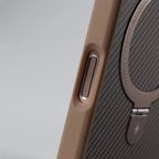 Anti-Impact Carbon Fiber iPhone Case with MagSafe Charging