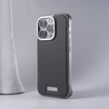 Leather iPhone Case with Reinforced Metal finish