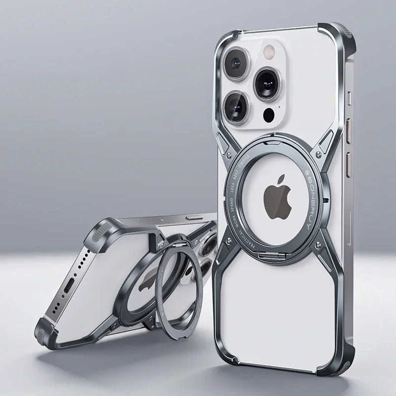 Minimalist iPhone Case in Aluminum and 360º MagSafe charging