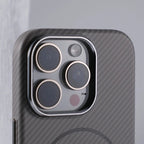 iPhone Case in Textured Carbon Fiber and MagSafe Charging