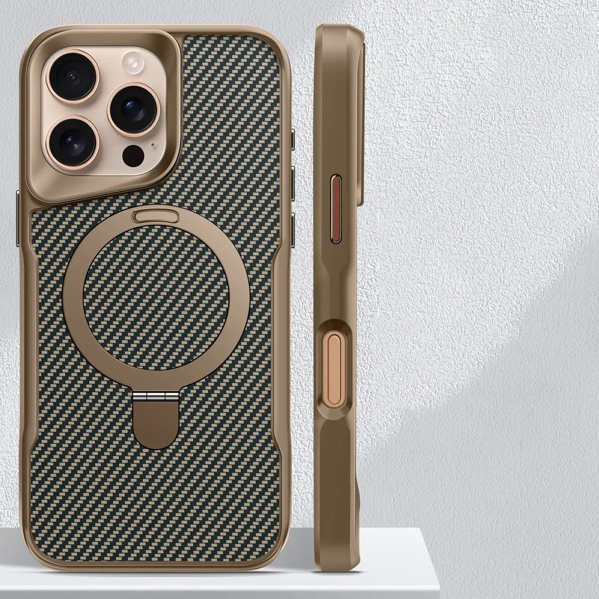 Carbon Anti-Impact iPhone Case with MagSafe Charging