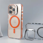 Transparent iPhone Case with MagSafe and reclining stand