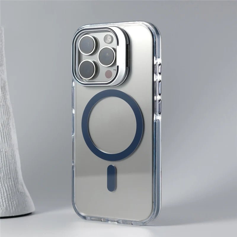 Transparent iPhone Case with MagSafe and reclining stand