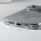 Transparent iPhone Case with MagSafe and reclining stand
