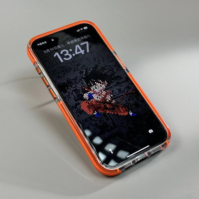 Transparent iPhone Case with Carbon Fiber and MagSafe Charging
