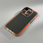 Transparent iPhone Case with Carbon Fiber and MagSafe Charging