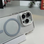 Minimalist Transparent iPhone Case with MagSafe Charging