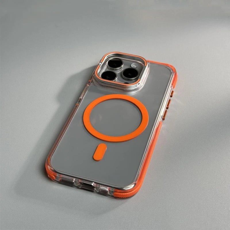 Minimalist Transparent iPhone Case with MagSafe Charging