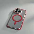 Minimalist Transparent iPhone Case with MagSafe Charging