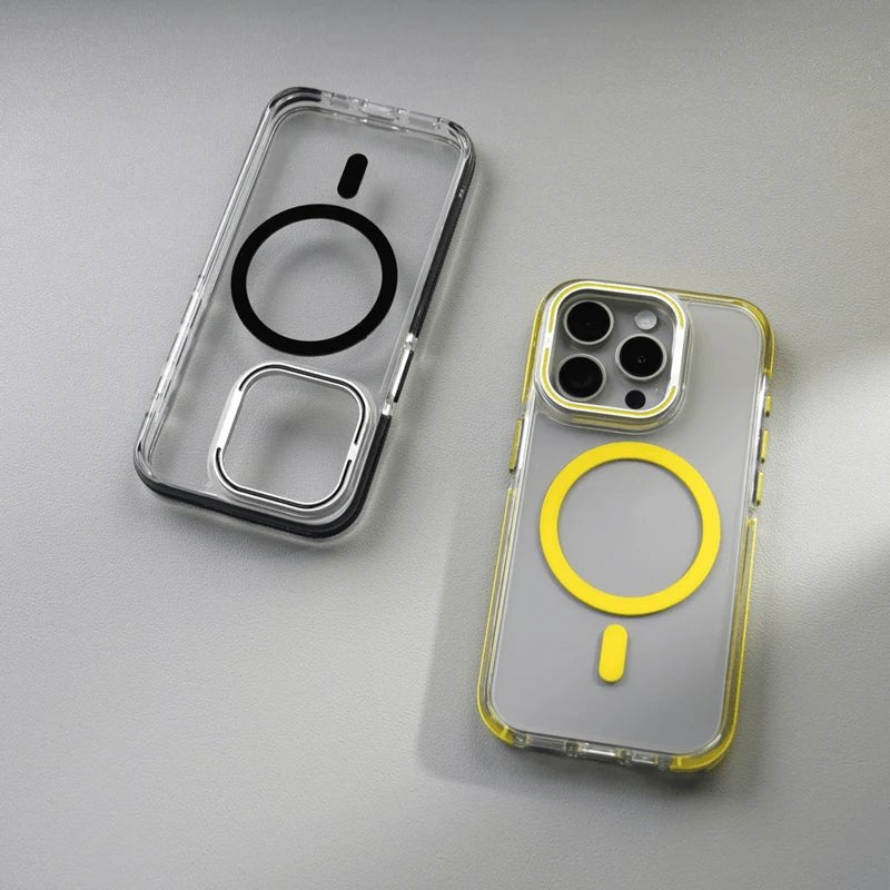 Minimalist Transparent iPhone Case with MagSafe Charging