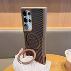 Samsung Case with Carbon Finish and MagSafe Charging