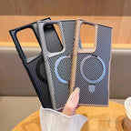 Samsung Case with Carbon Finish and MagSafe Charging