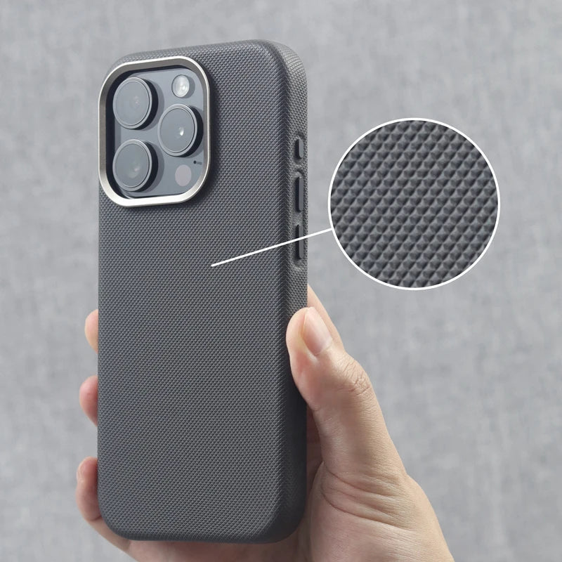 Embossed Leather iPhone Case with MagSafe Charging