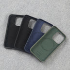 Embossed Leather iPhone Case with MagSafe Charging