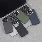 Embossed Leather iPhone Case with MagSafe Charging