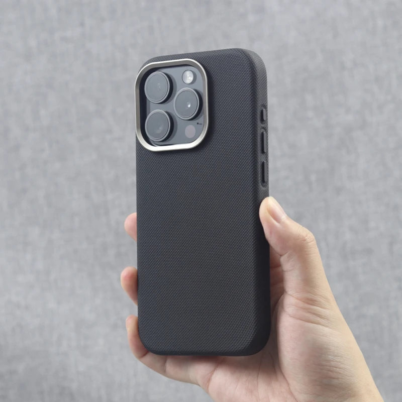 Embossed Leather iPhone Case with MagSafe Charging