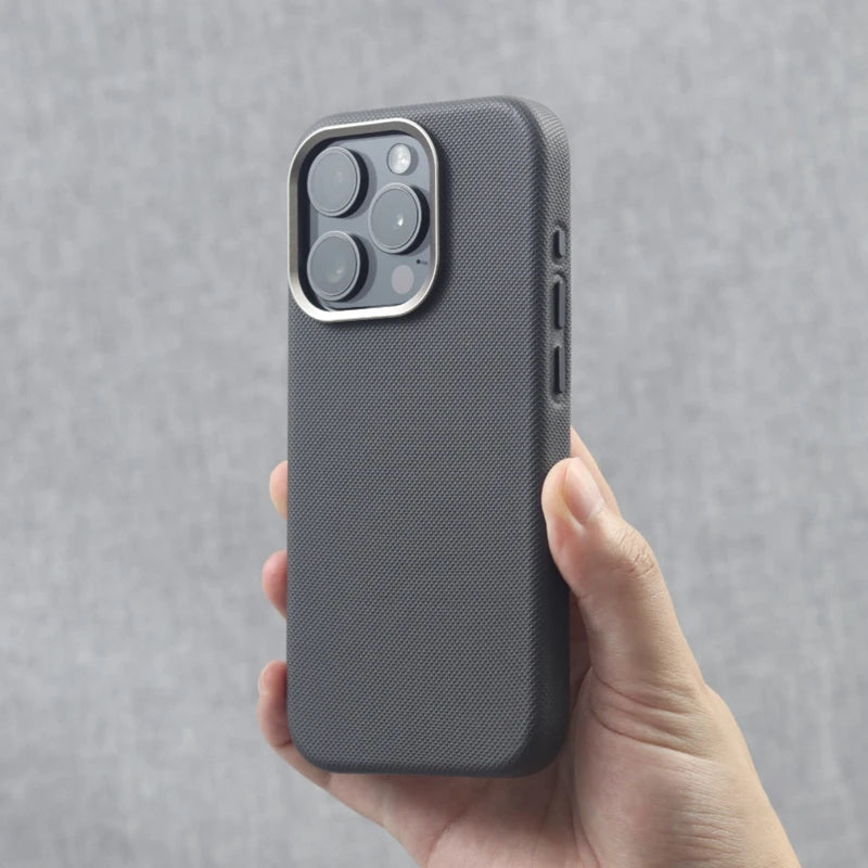 Embossed Leather iPhone Case with MagSafe Charging