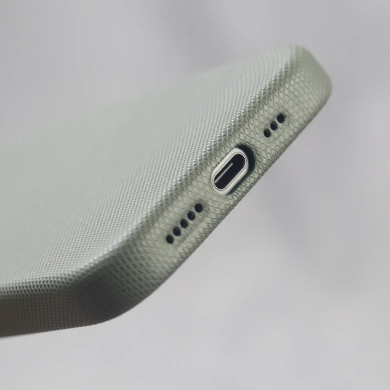 Embossed Leather iPhone Case with MagSafe Charging