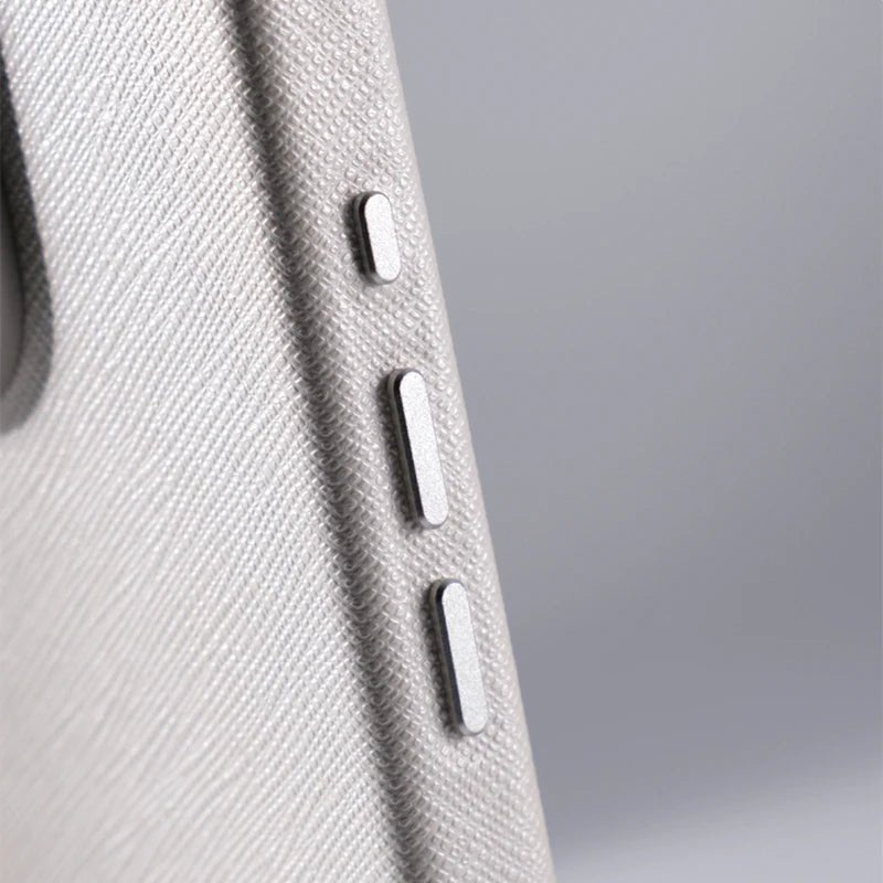 Leather iPhone Case with Metal and MagSafe Charging