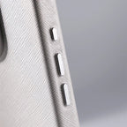 Leather iPhone Case with Metal and MagSafe Charging