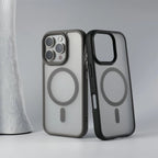 Minimalist Matte Effect iPhone Case with MagSafe Charging