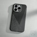 iPhone Case in Leather and Carbon with Anti-impact Protection
